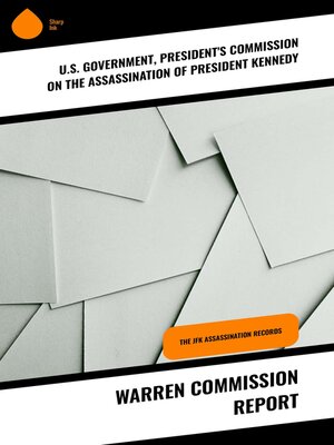 cover image of Warren Commission Report